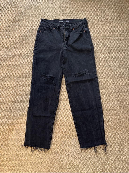 Old Navy Denim - Black Distressed Jeans - Modern Slim Fit